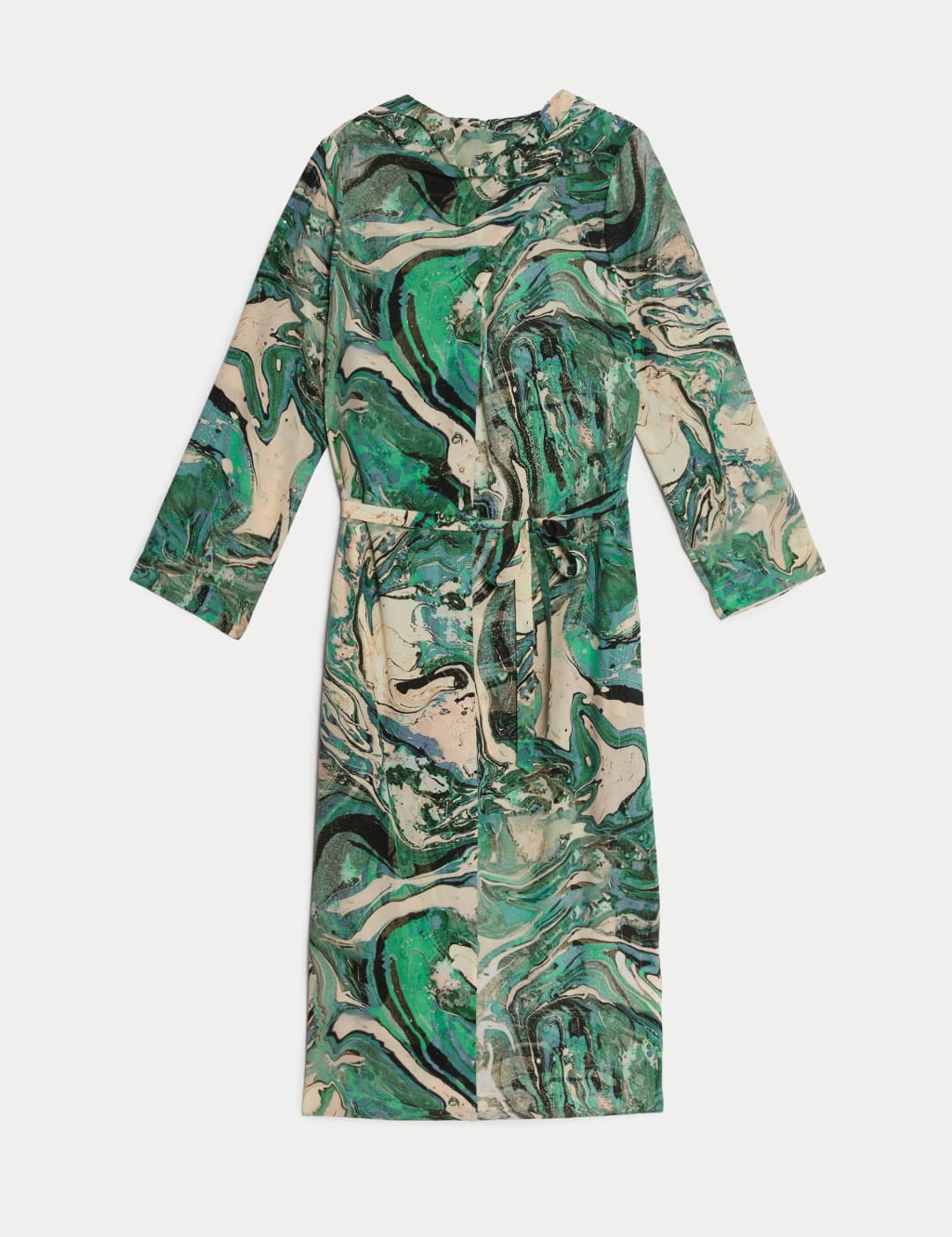 Marble Print Midi Column Dress 2 of 6