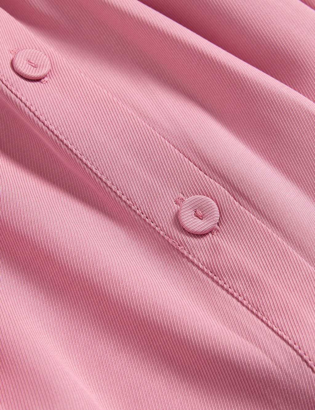 Midi Button Through Relaxed Waisted Dress 7 of 7