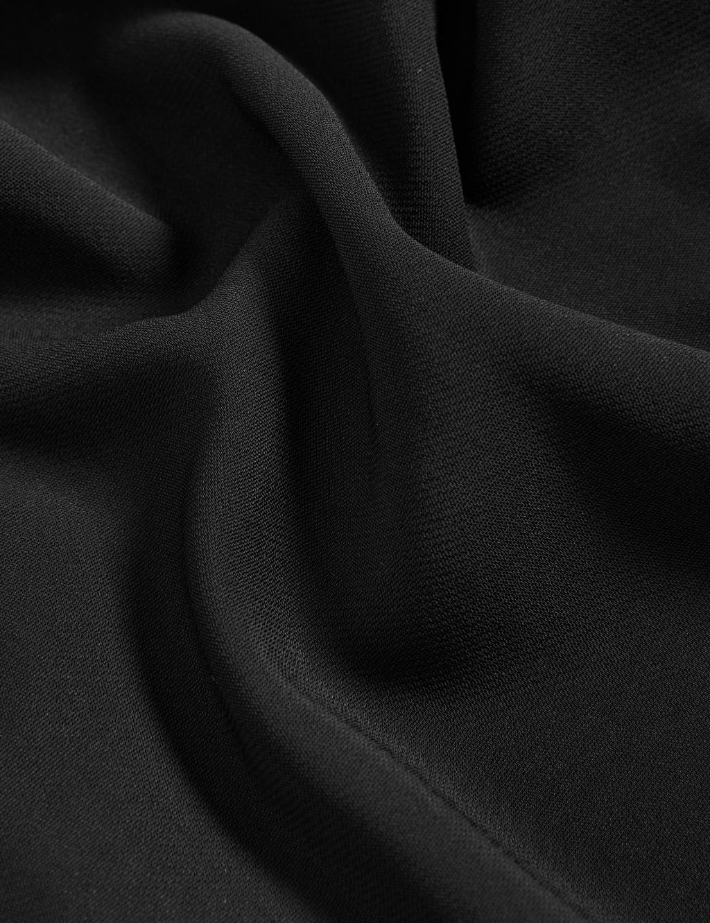 Crepe Tie Waist Mini Shift Dress 8 of 8