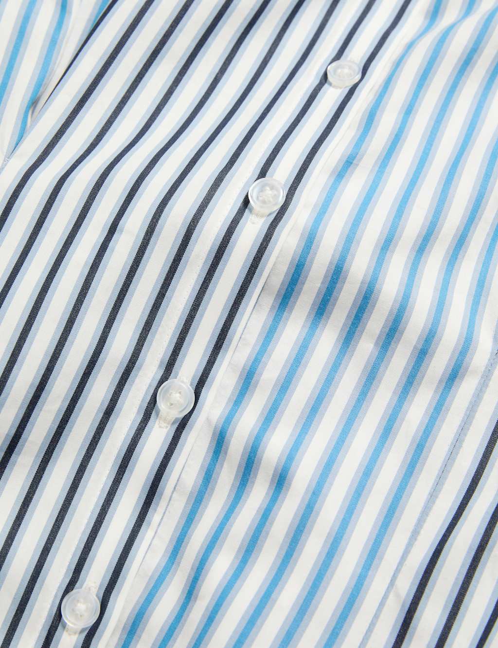 Pure Cotton Striped Midi Waisted Dress 7 of 7