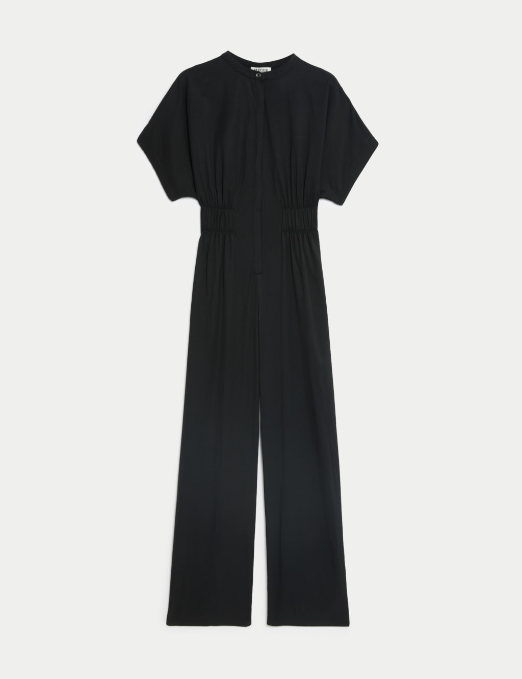 Short Sleeve Wide Leg Jumpsuit JAEGER M S