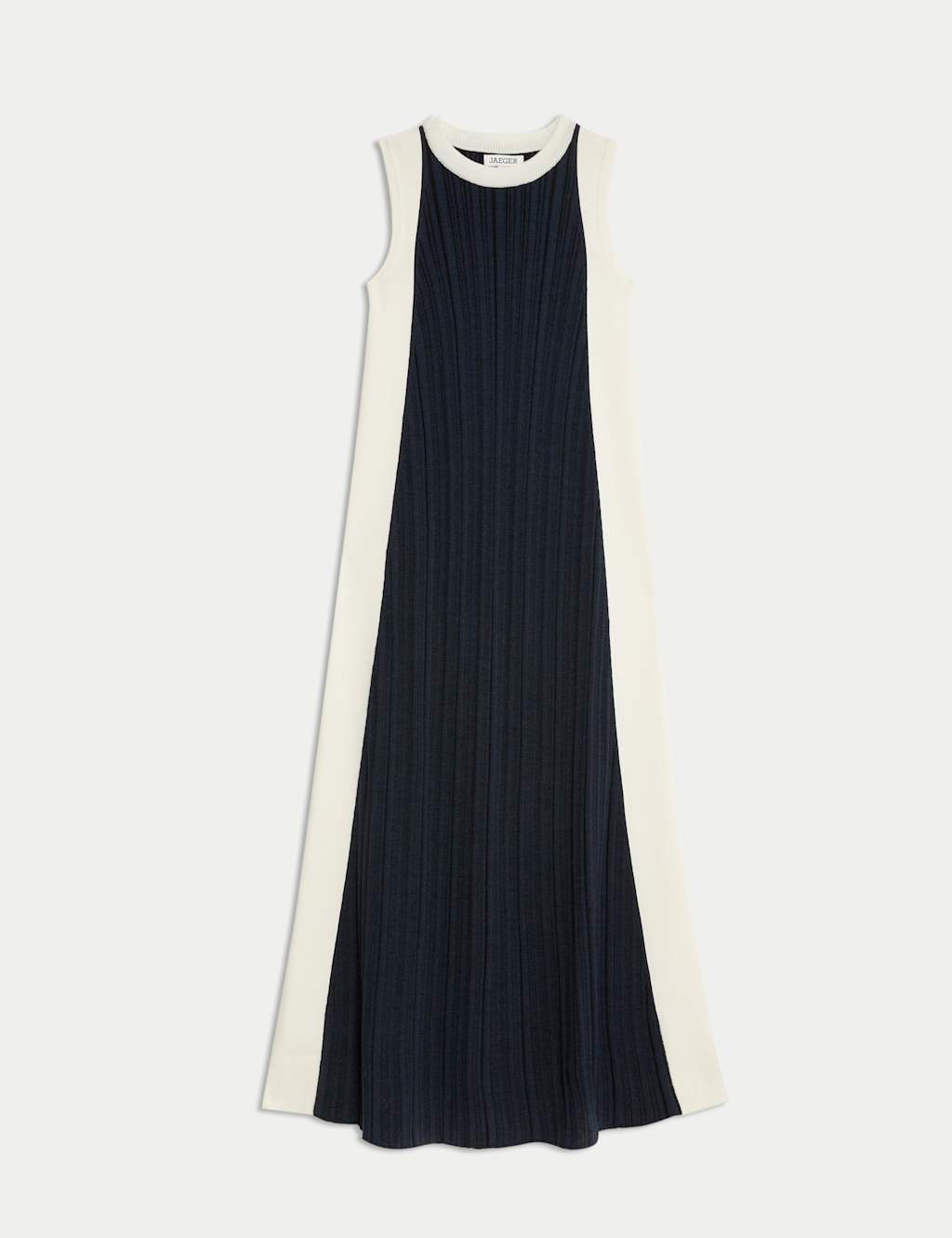 Wool Rich Knitted Ribbed Maxi Dress 2 of 7