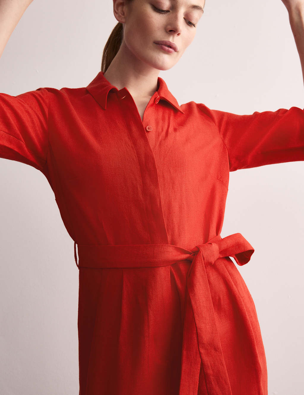 Pure Linen Short Sleeve Jumpsuit 3 of 6