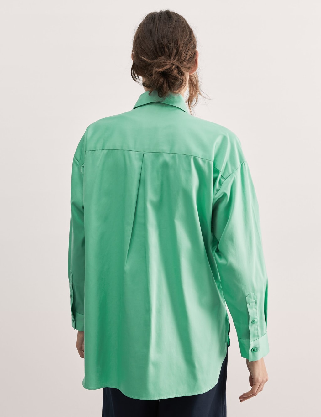 Pure Cotton Collared Relaxed Utility Shirt 6 of 6