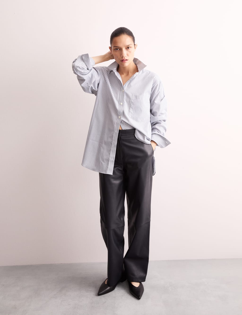 Pure Cotton Double Cuff Relaxed Shirt 3 of 8
