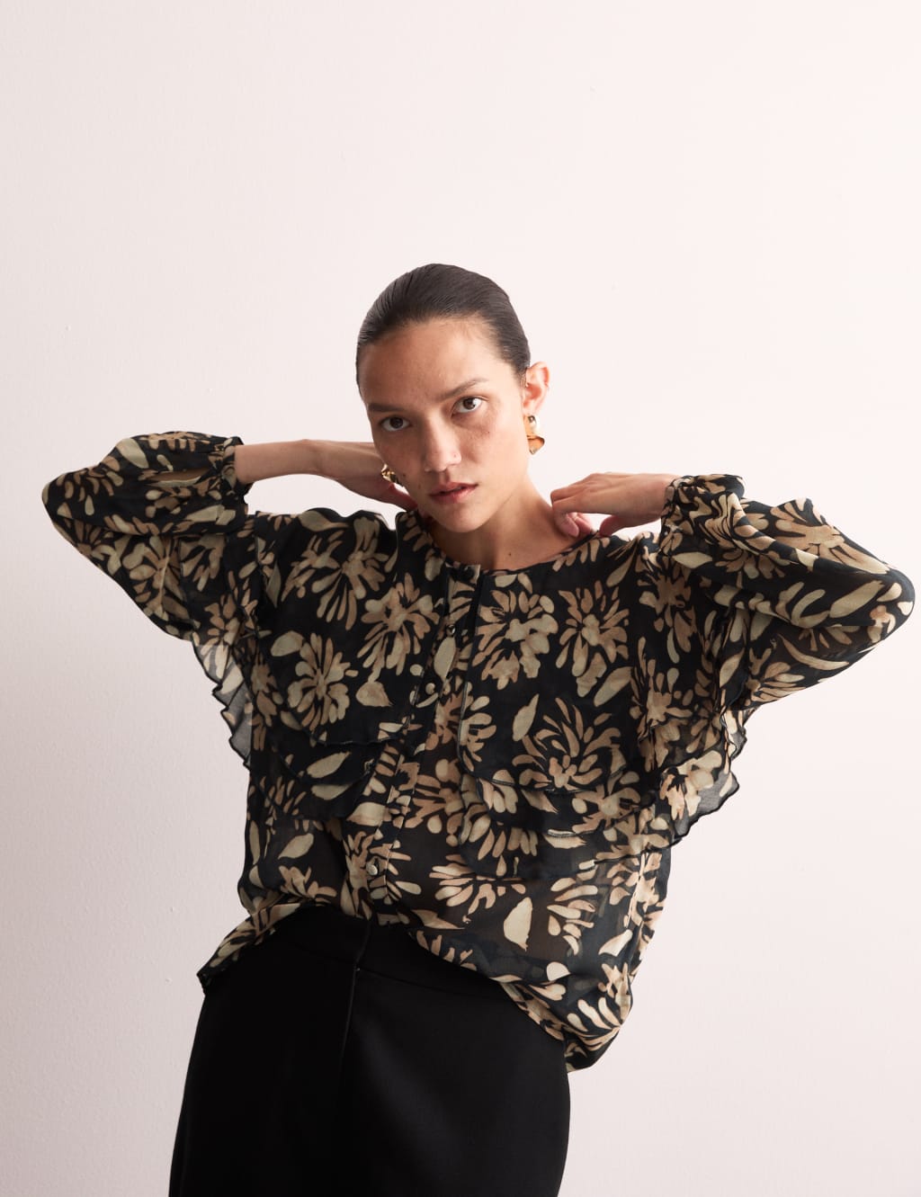 Floral Blouse | JAEGER | M&S