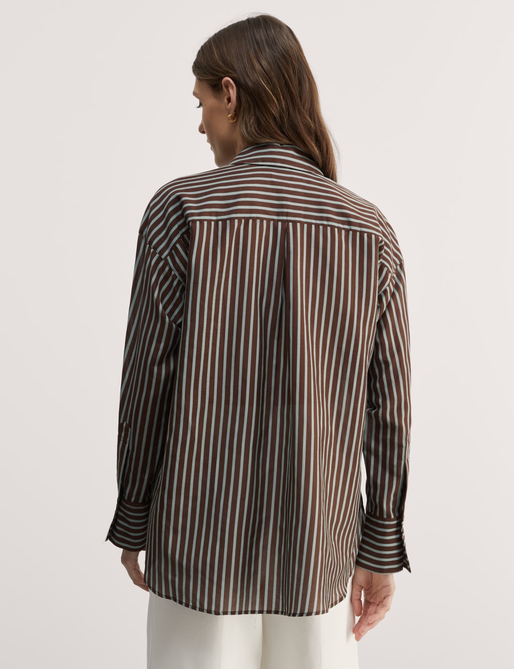 Silk Blend Collared Button Through Utility Shirt 6 of 6