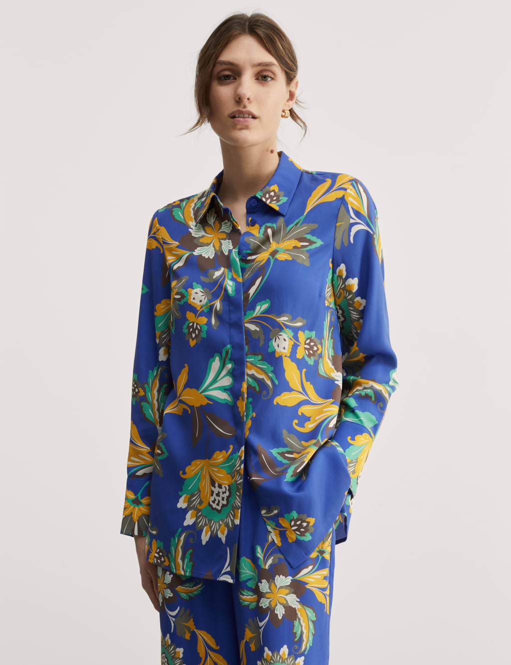Pure Lyocell™ Printed Button Through Shirt 3 of 7