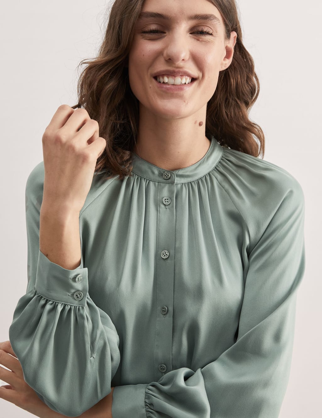 Pure Silk Top 1 of 5