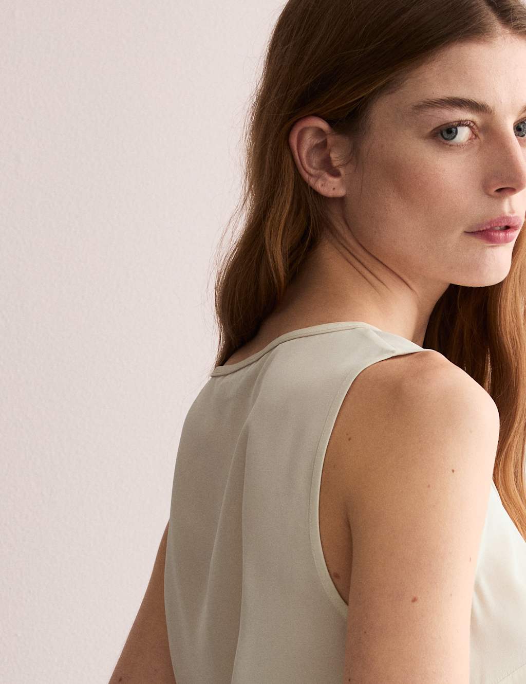 Pure Silk Scoop Neck Shell Top 5 of 8
