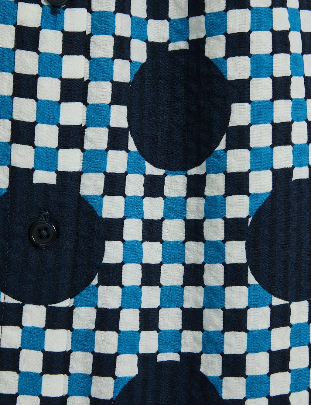 Cotton Blend Gingham Spot Top 8 of 8