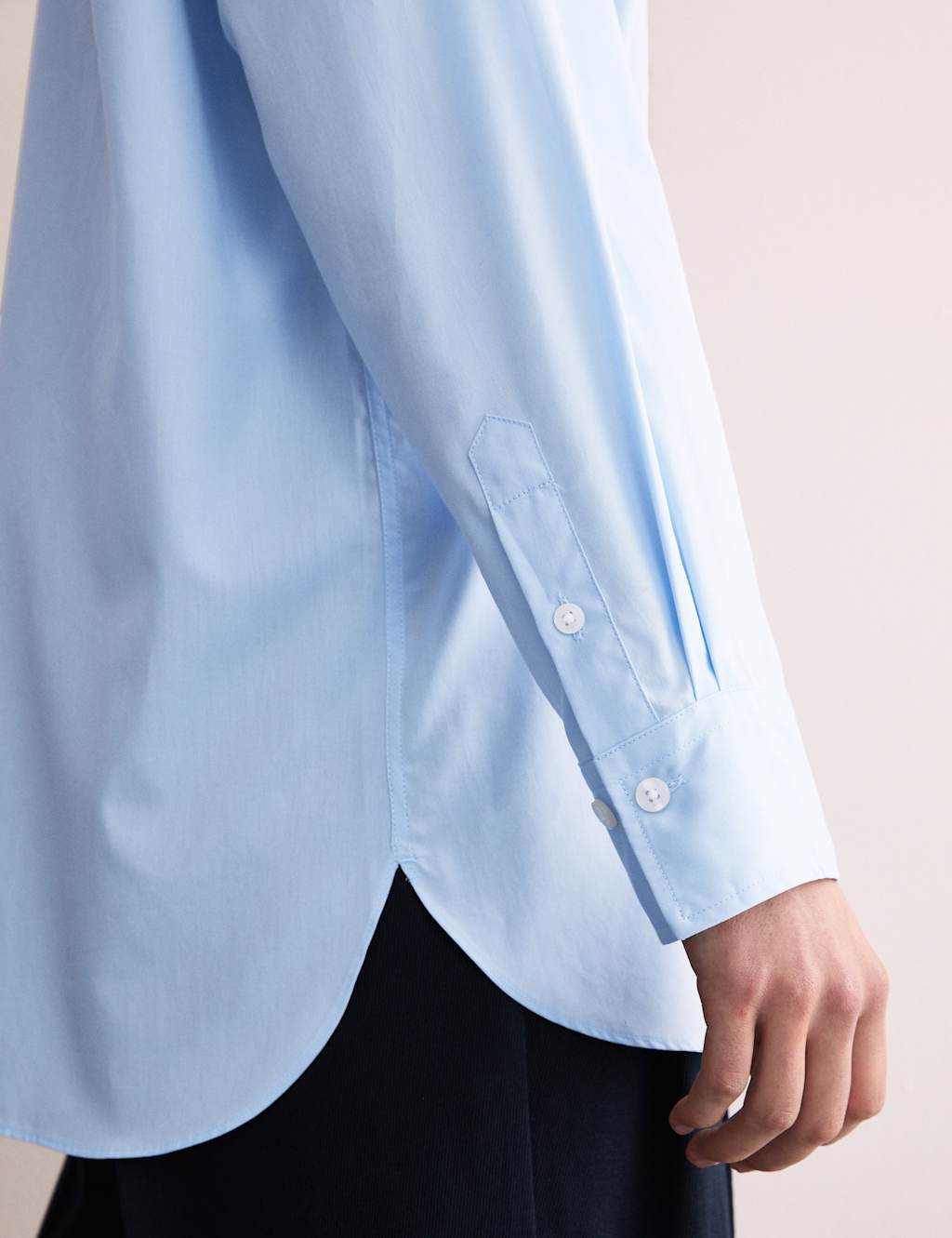 Pure Cotton Collared Double Cuff Shirt 7 of 8