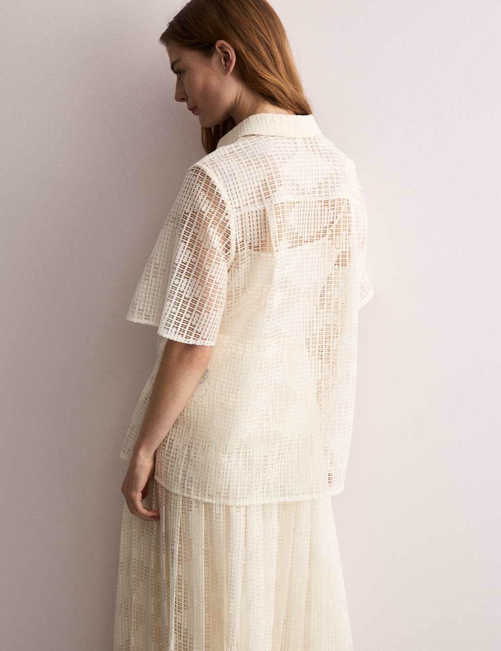 Lace Collared Shirt 3 of 8
