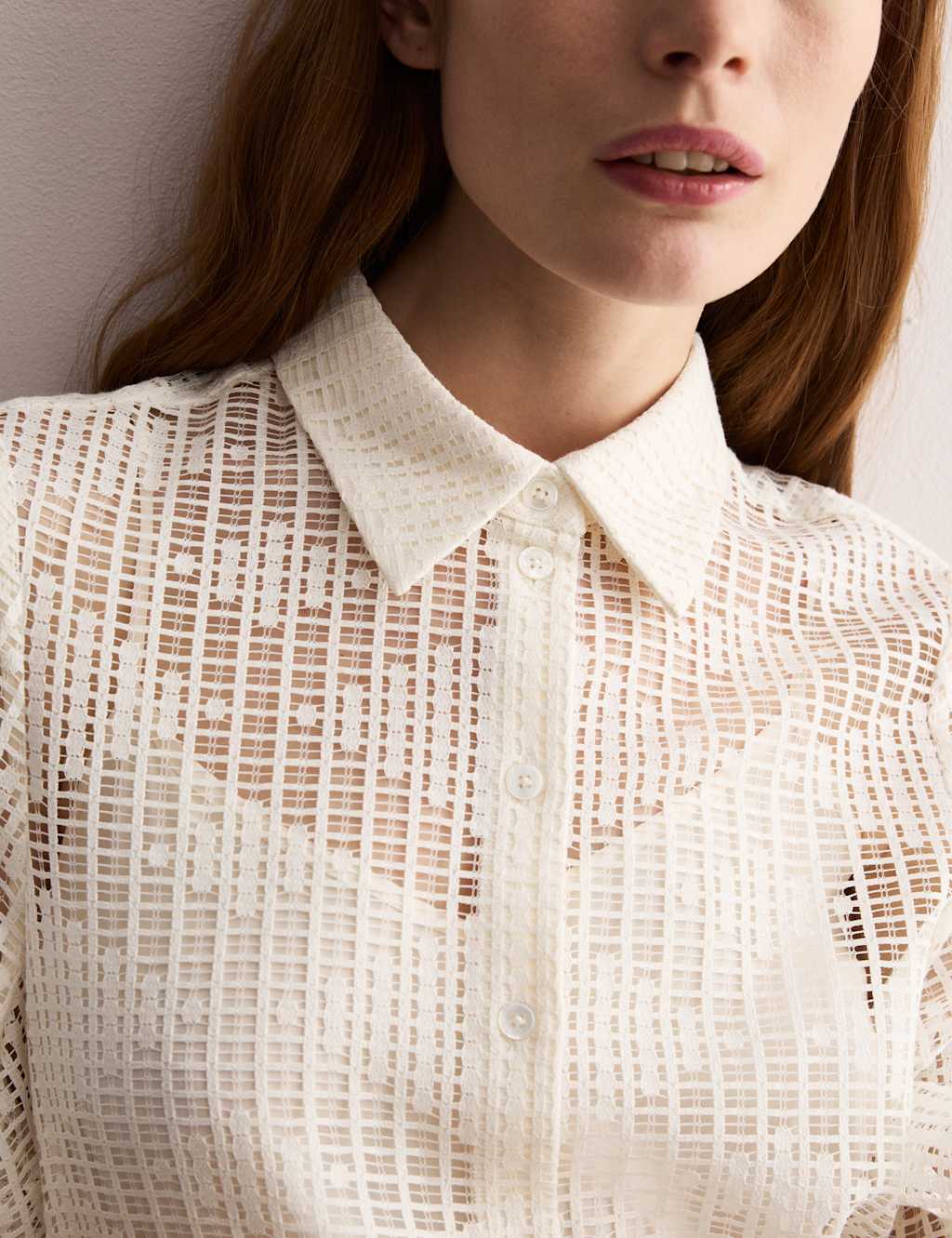 Lace Collared Shirt 4 of 8