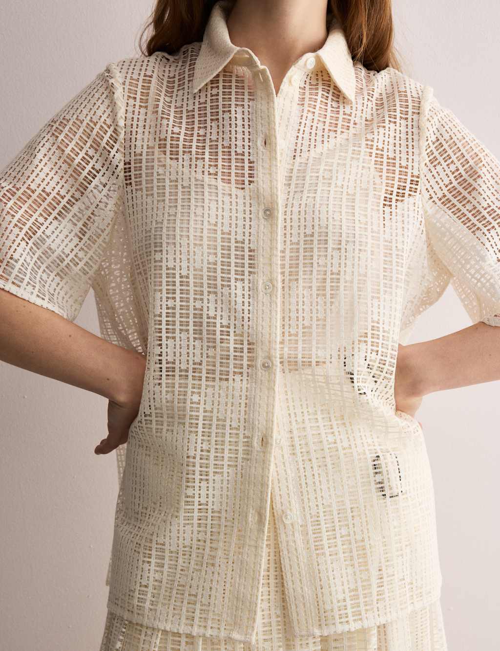 Lace Collared Shirt 6 of 8