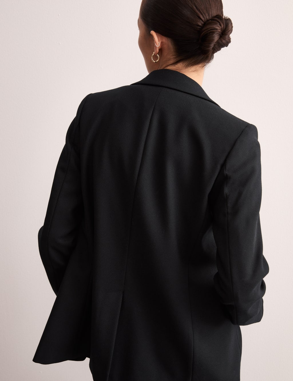 Pure Wool Crepe Single Breasted Blazer 4 of 8