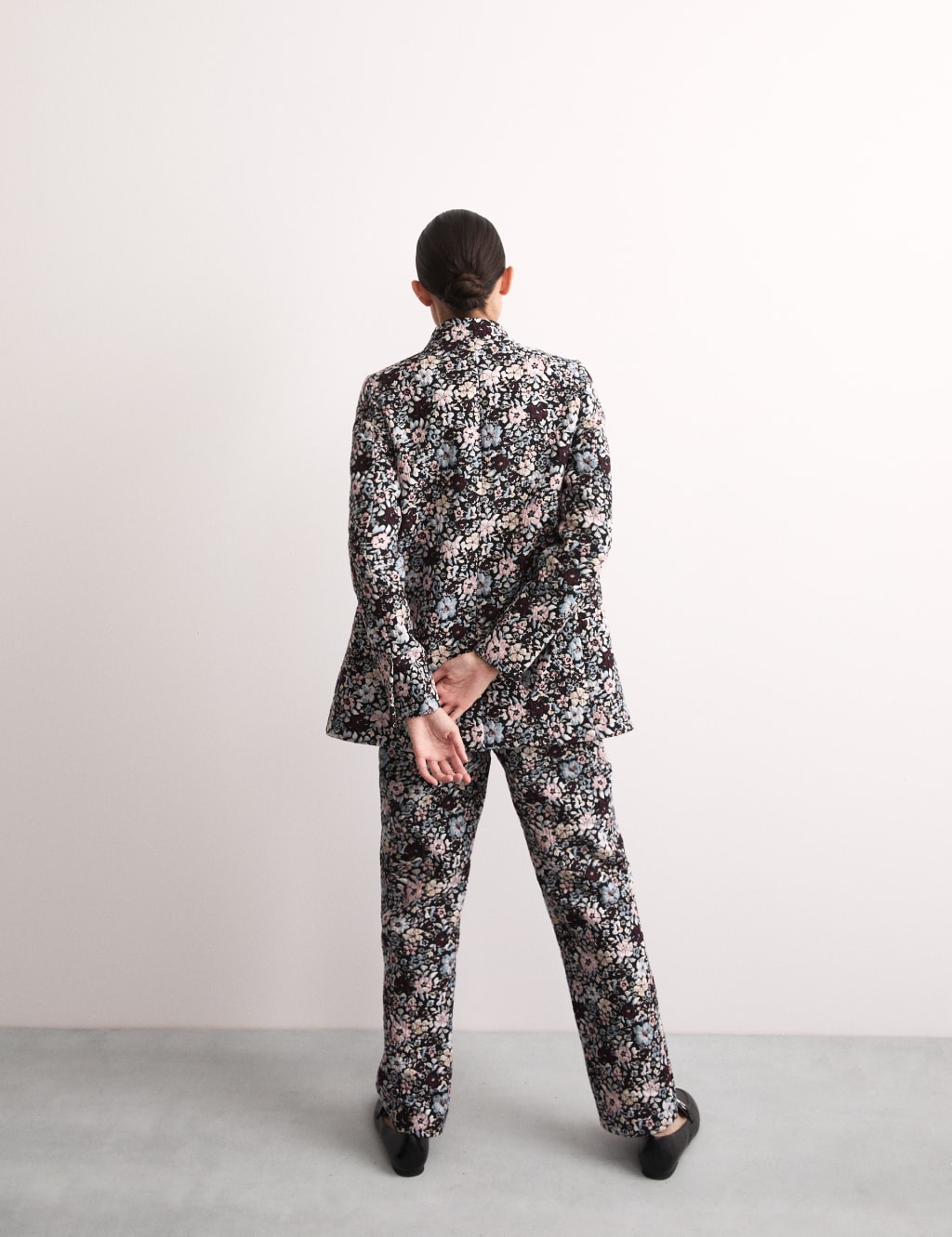 Floral Jacquard Single Breasted Blazer | JAEGER | M&S