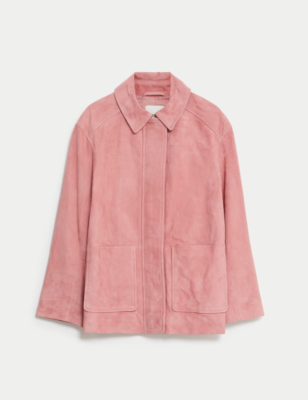 Pink suede blazer shop
