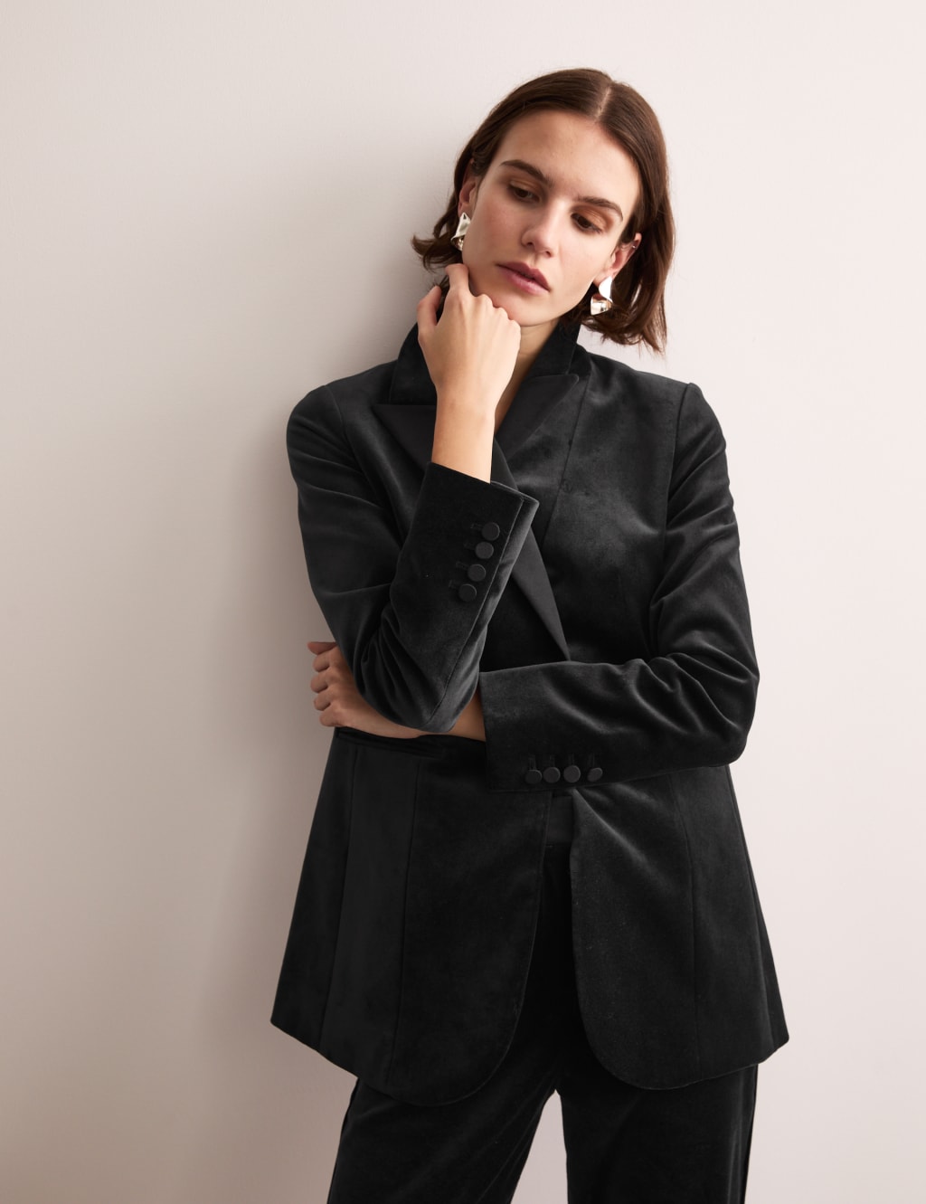 Velvet tuxedo womens on sale
