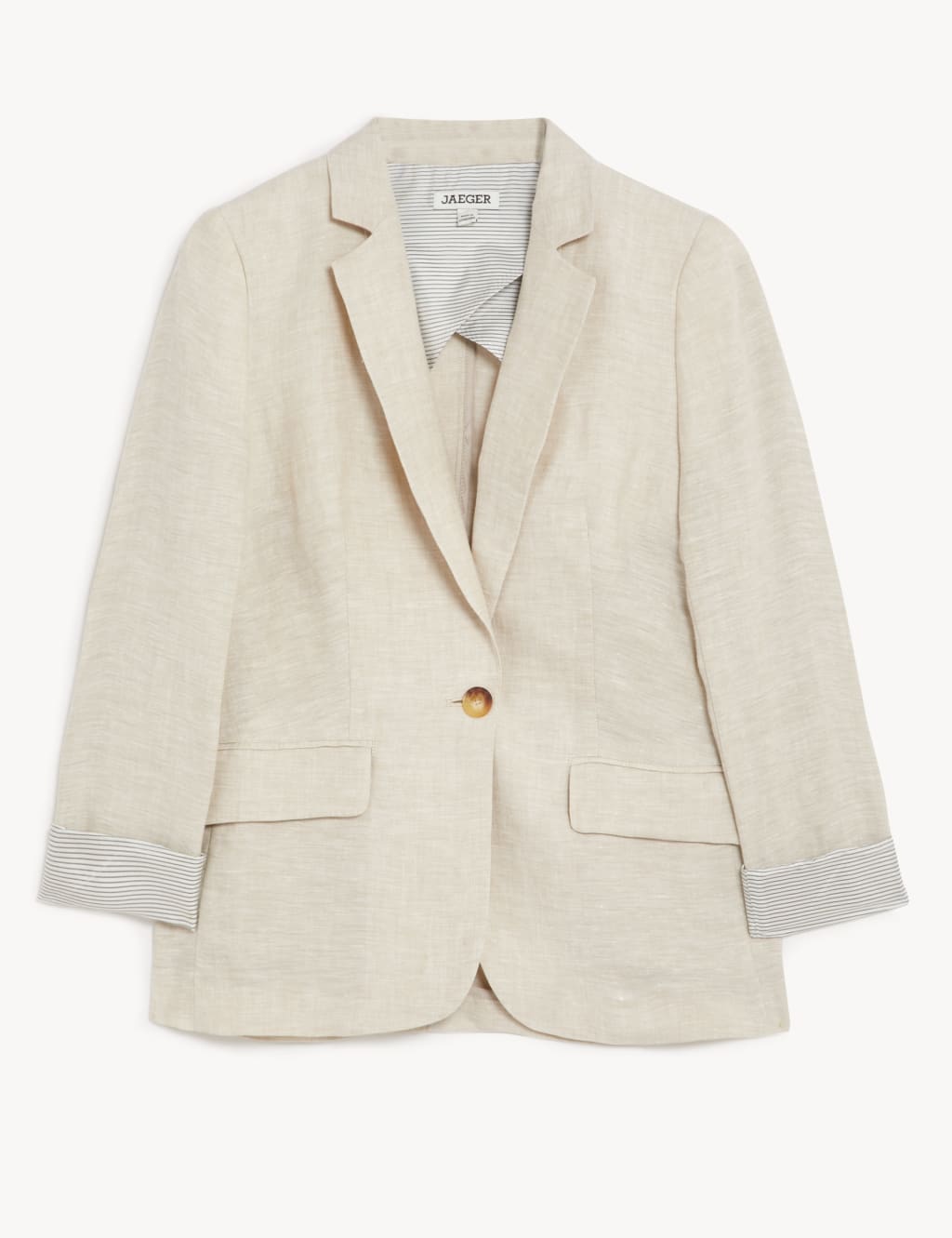 Pure Linen Tailored Blazer JAEGER M S