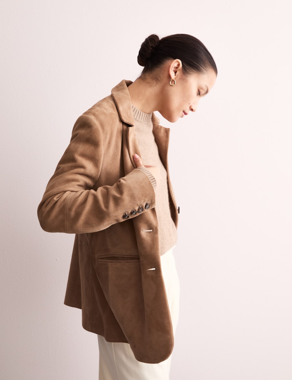 Suede Blazer JAEGER M S