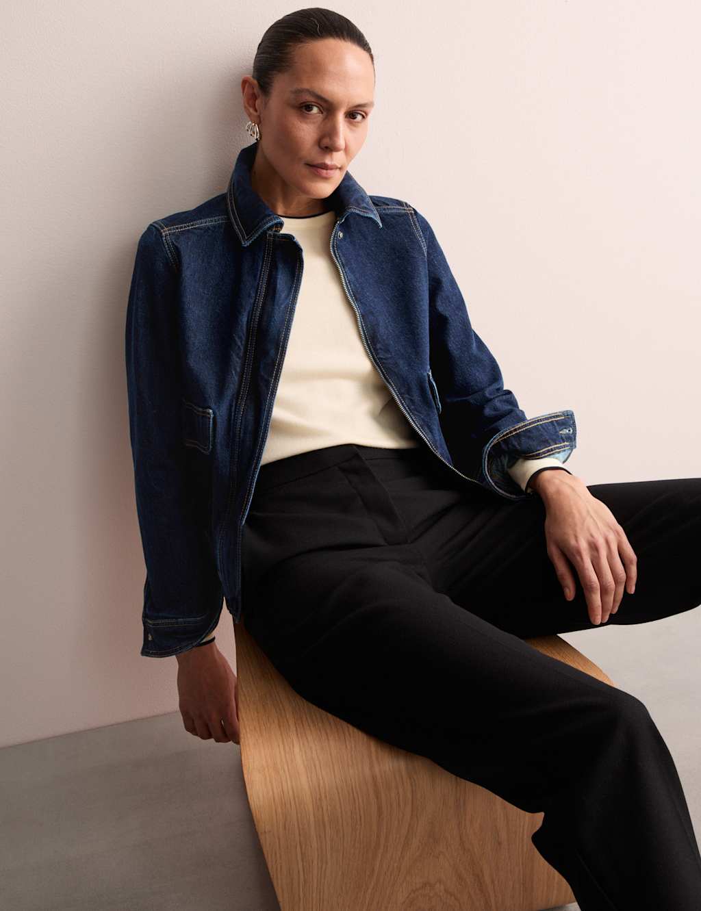 Denim Trucker Jacket 3 of 8