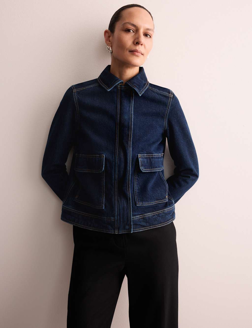 Denim Trucker Jacket 6 of 8