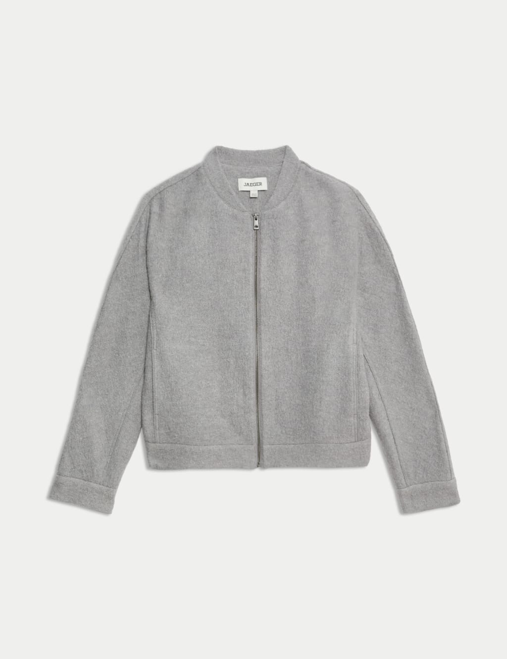 Wool Blend Bomber Jacket 2 of 7