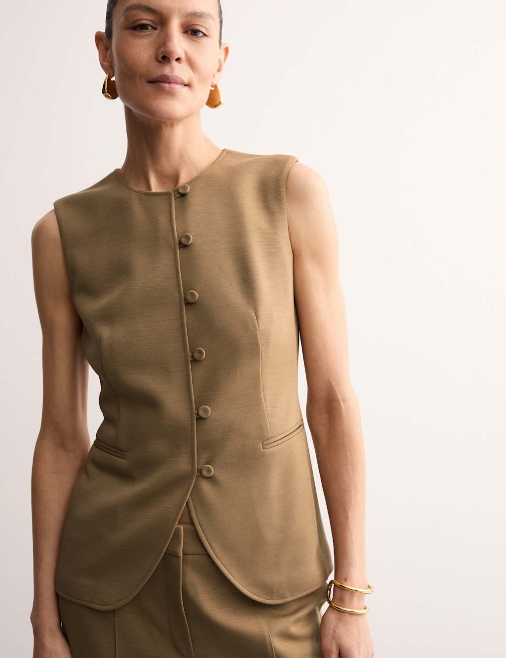 Wool Blend waistcoat 3 of 8