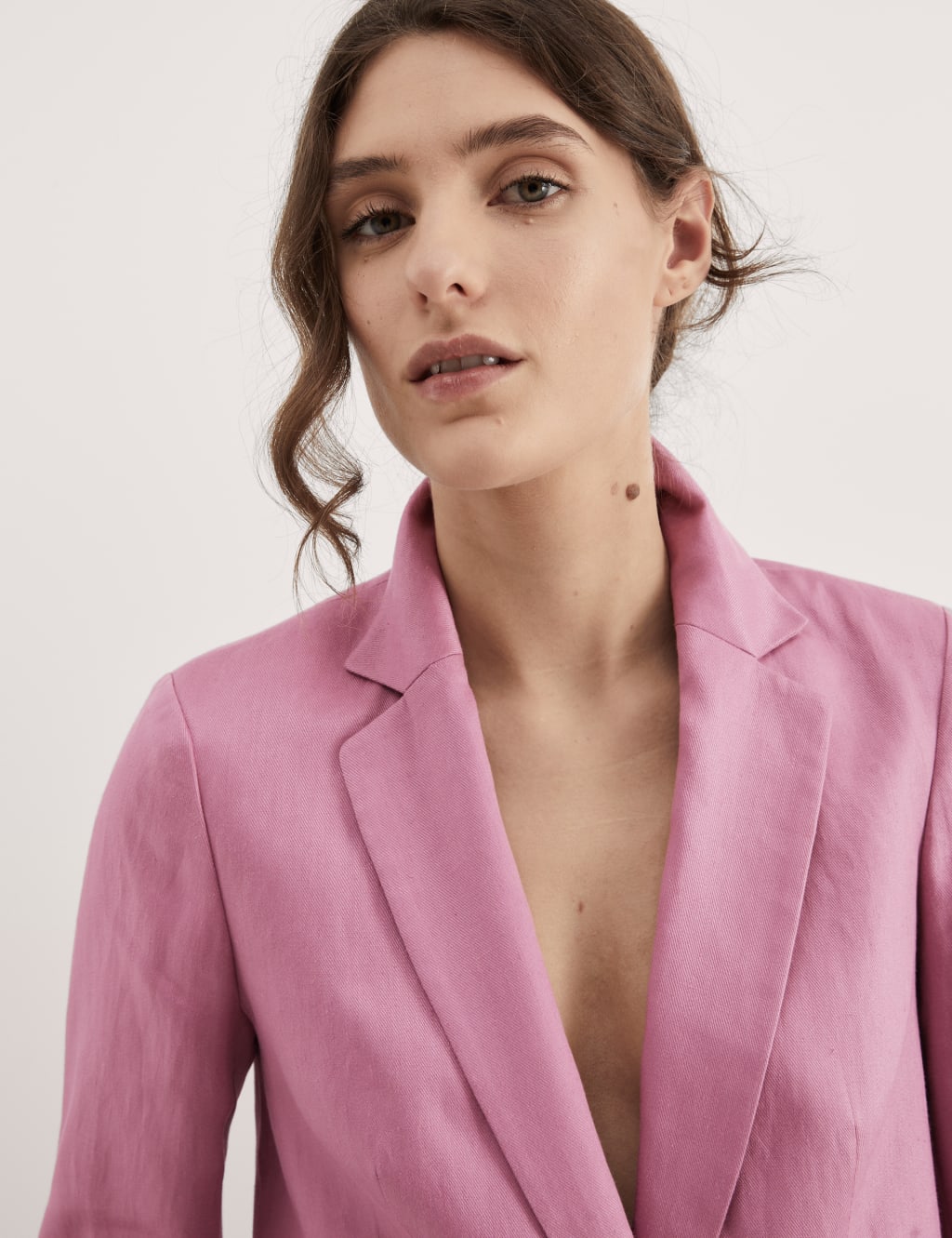 Pure Linen Single Breasted Blazer 5 of 8