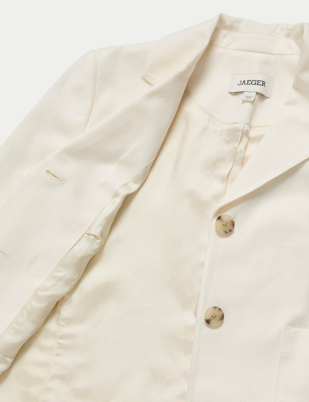 Cotton Blend Cropped Patch Pocket Jacket 8 of 9