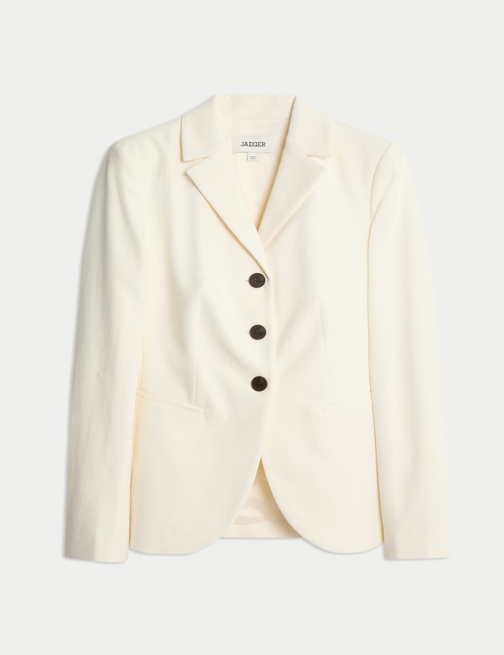 Cotton Rich Slim Single Breasted Blazer 2 of 9