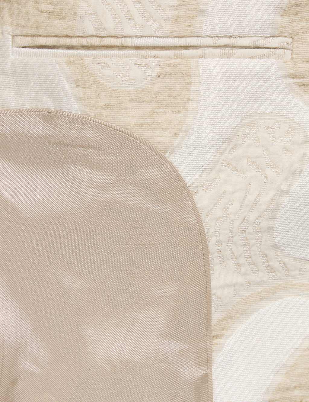 Cotton Rich Jacquard Collarless Jacket 9 of 12