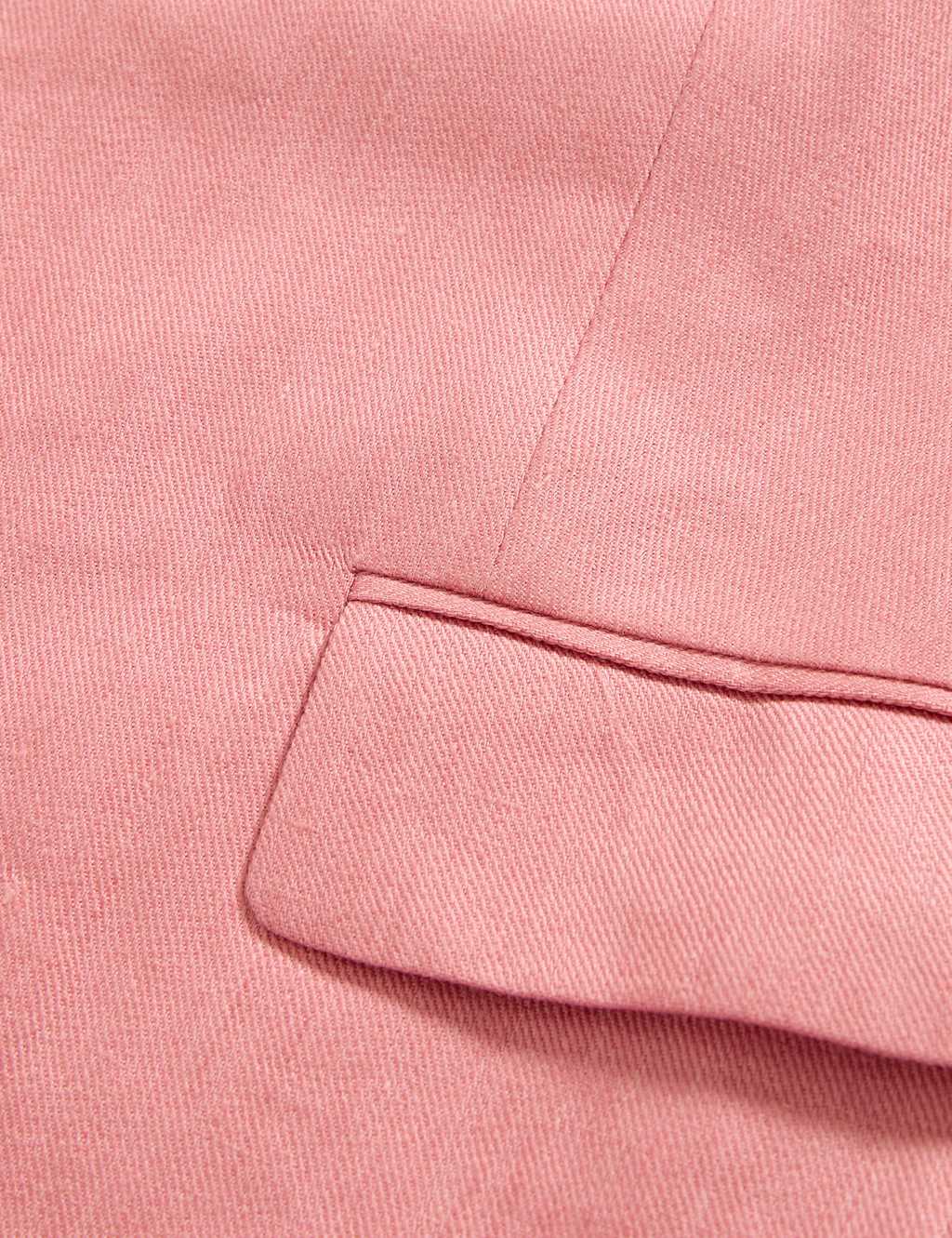 Pure Linen Straight Single Breasted Blazer 7 of 9
