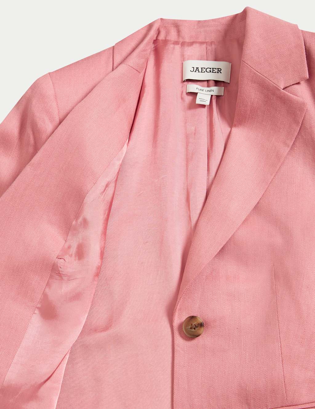 Pure Linen Straight Single Breasted Blazer 9 of 9