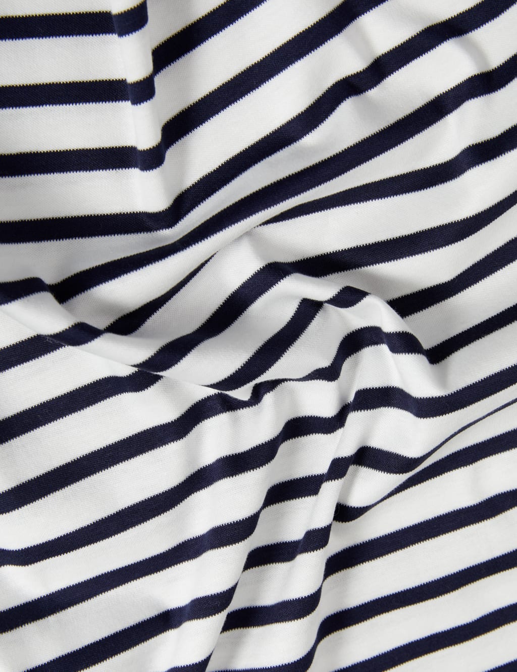 Pure Mercerised Cotton Striped Boat Neck Top 8 of 8