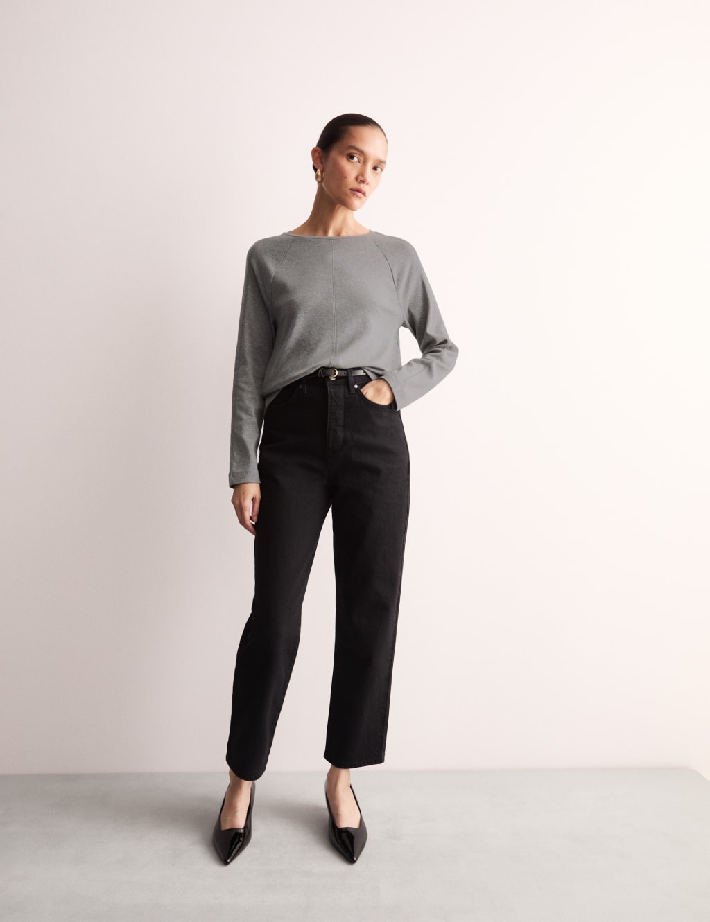 Pure Cotton Seam Detail Top 4 of 7
