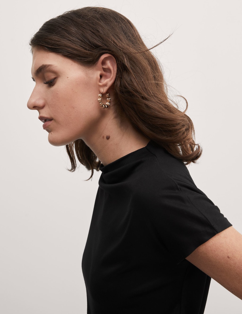 Jersey Funnel Neck Top 5 of 7