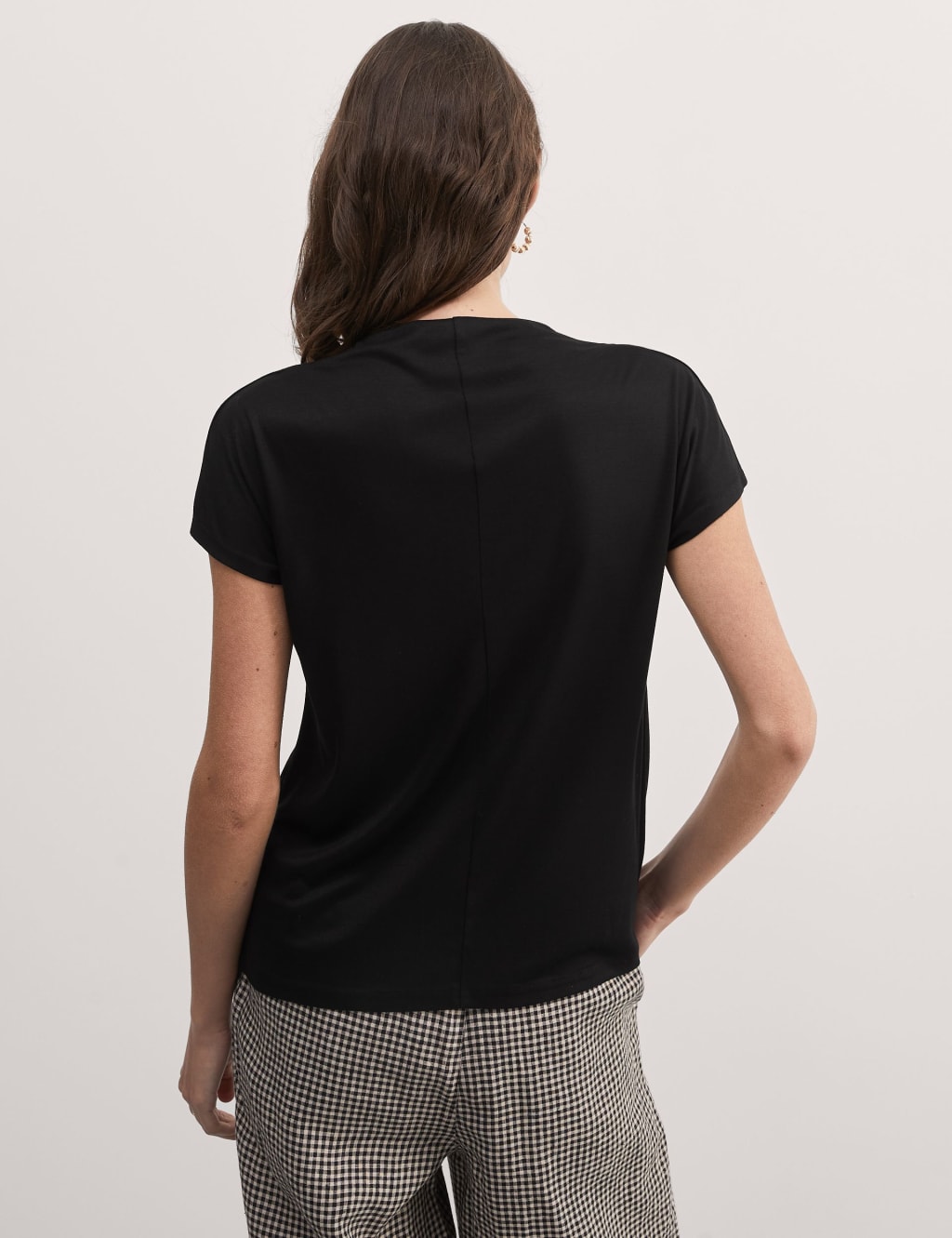 Jersey Funnel Neck Top 6 of 7