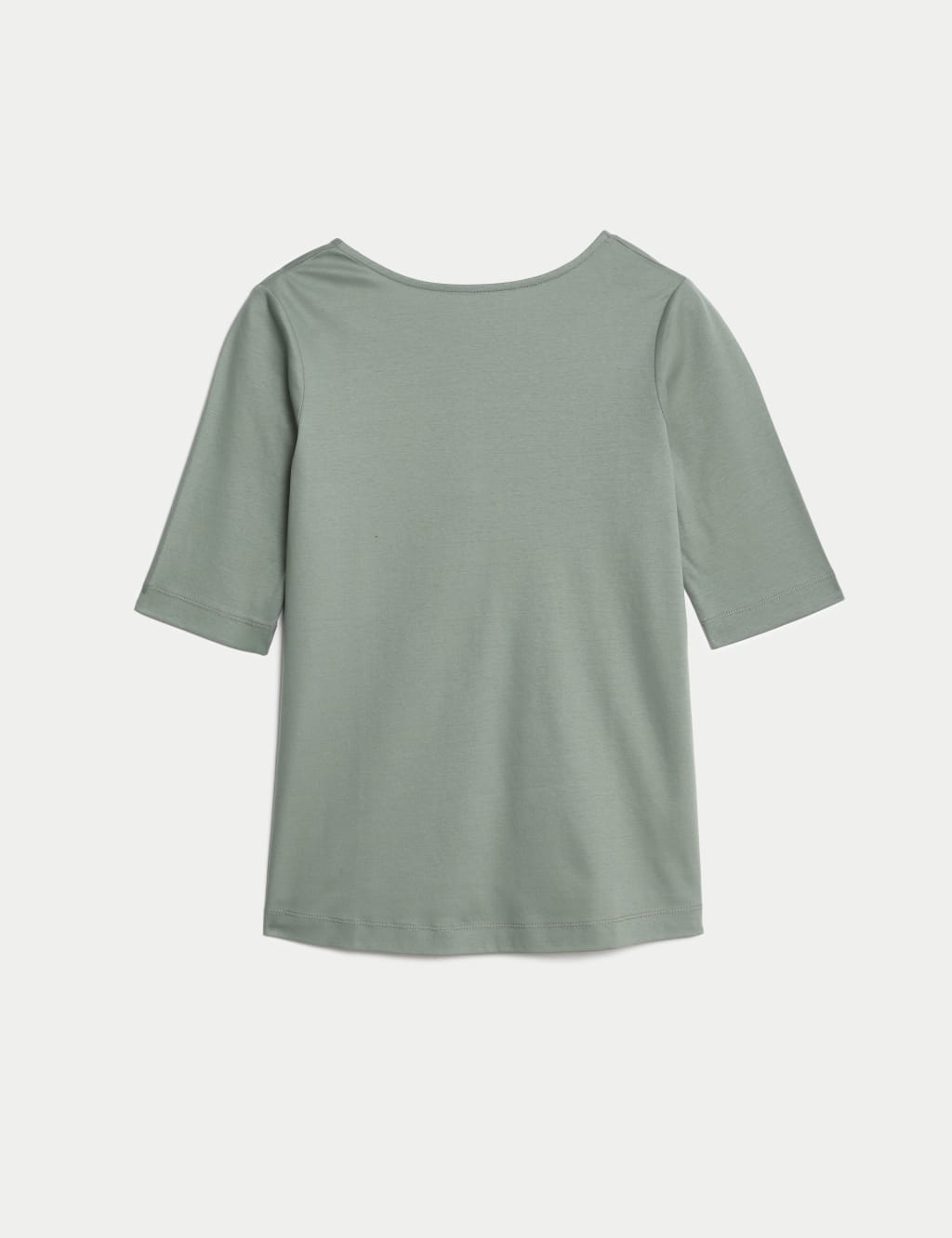 Pure Mercerised Cotton Scoop Back Top 2 of 6