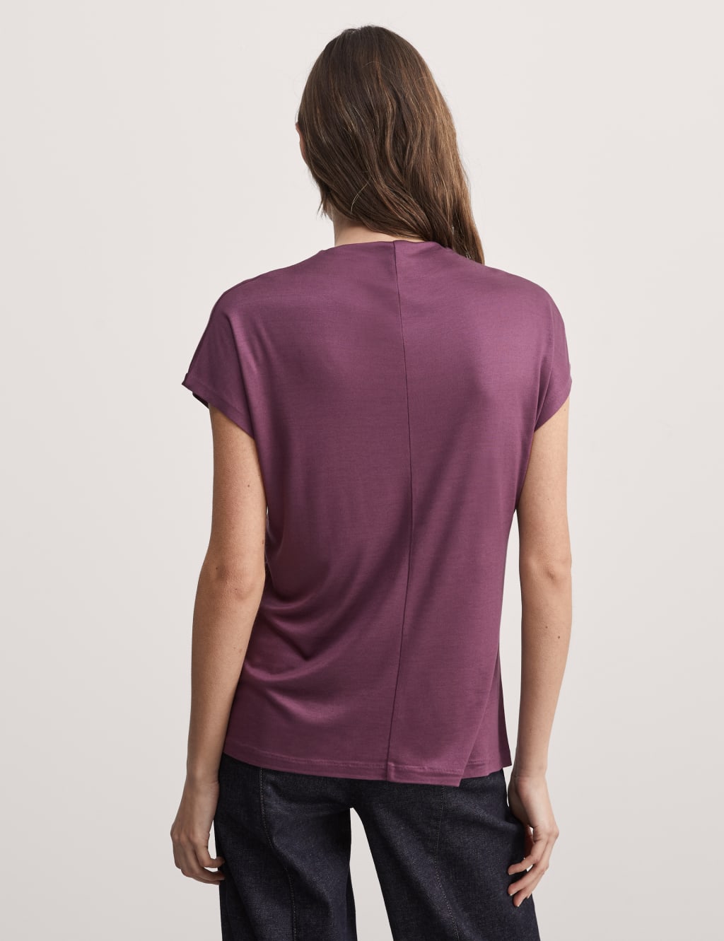 Jersey Funnel Neck Top 5 of 5
