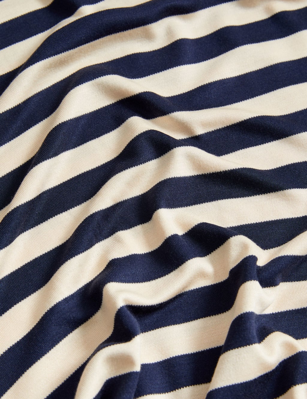 Jersey Striped Shirred Blouson Sleeve Top 7 of 7