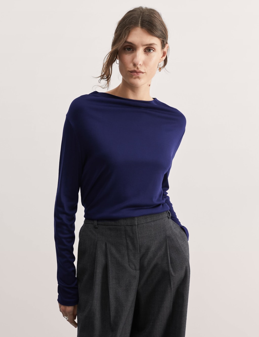 Jersey Draped Top 6 of 8