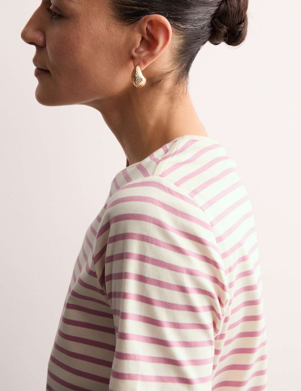 Pure Cotton Striped T-Shirt 4 of 6