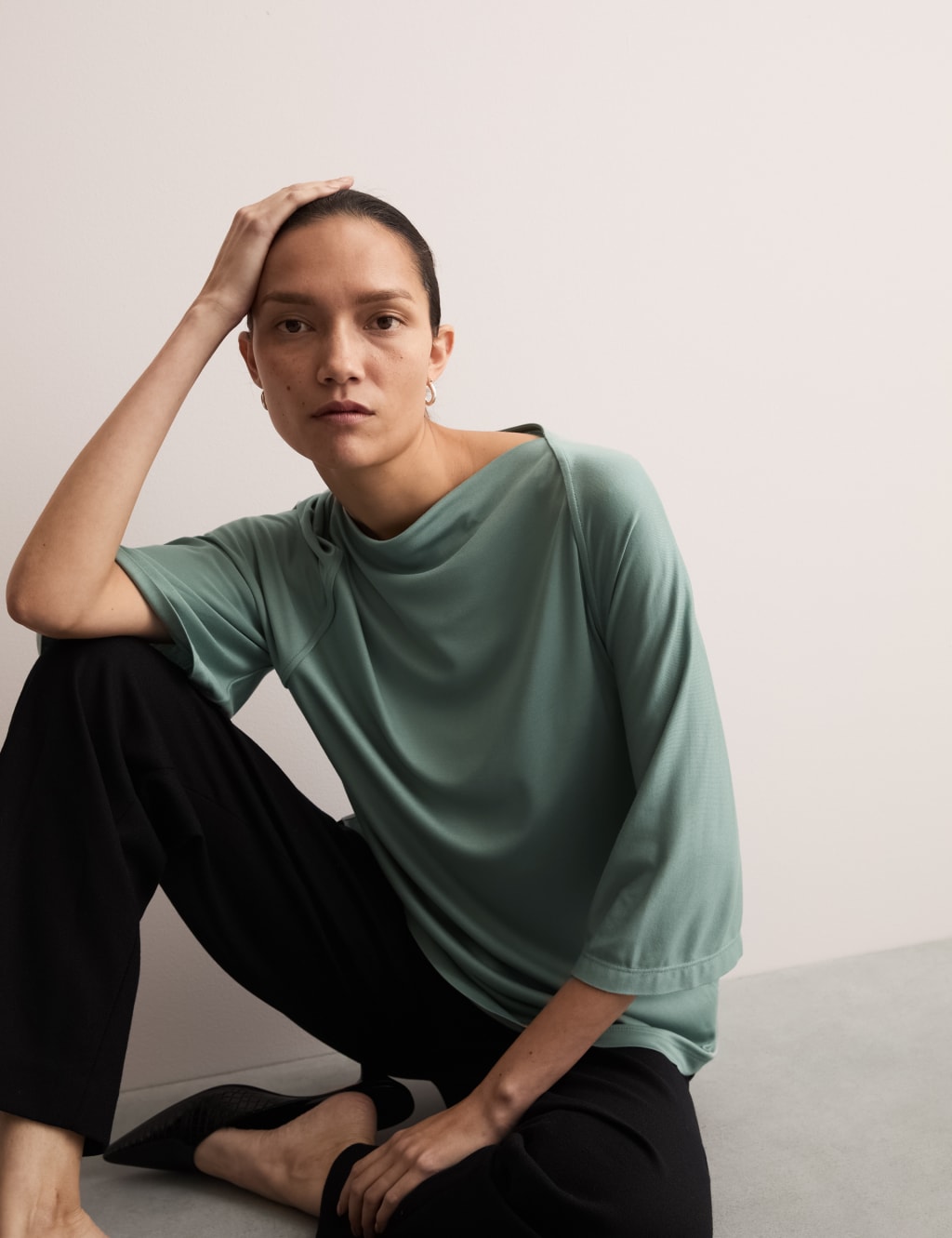 Cowl Neck Top | JAEGER | M&S