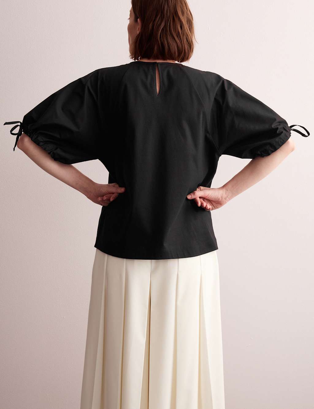 Pure Cotton Crew Neck Relaxed Top 8 of 9
