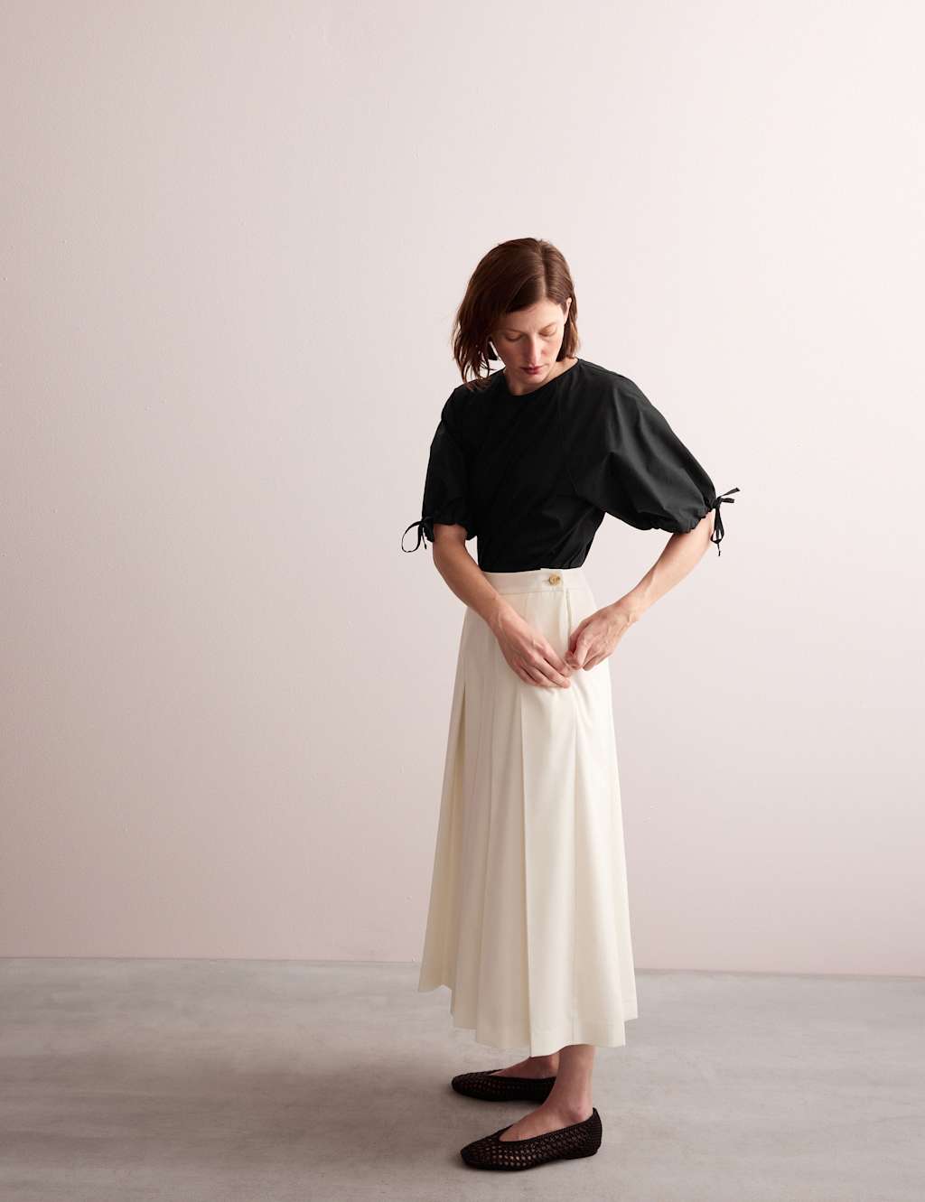 Pure Cotton Crew Neck Relaxed Top 9 of 9