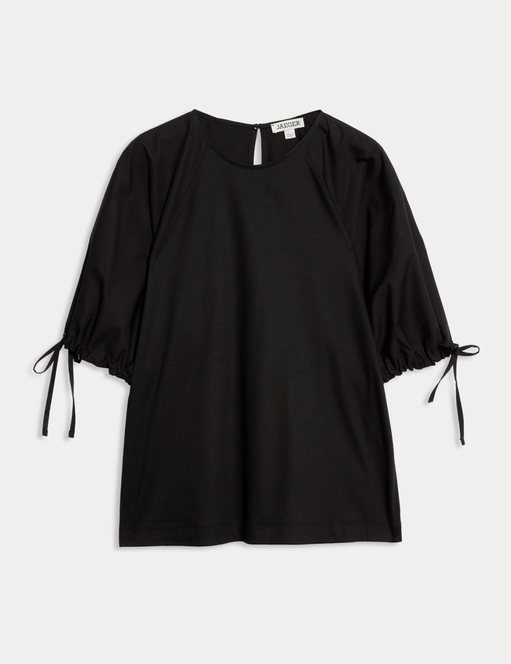 Pure Cotton Crew Neck Relaxed Top 2 of 9