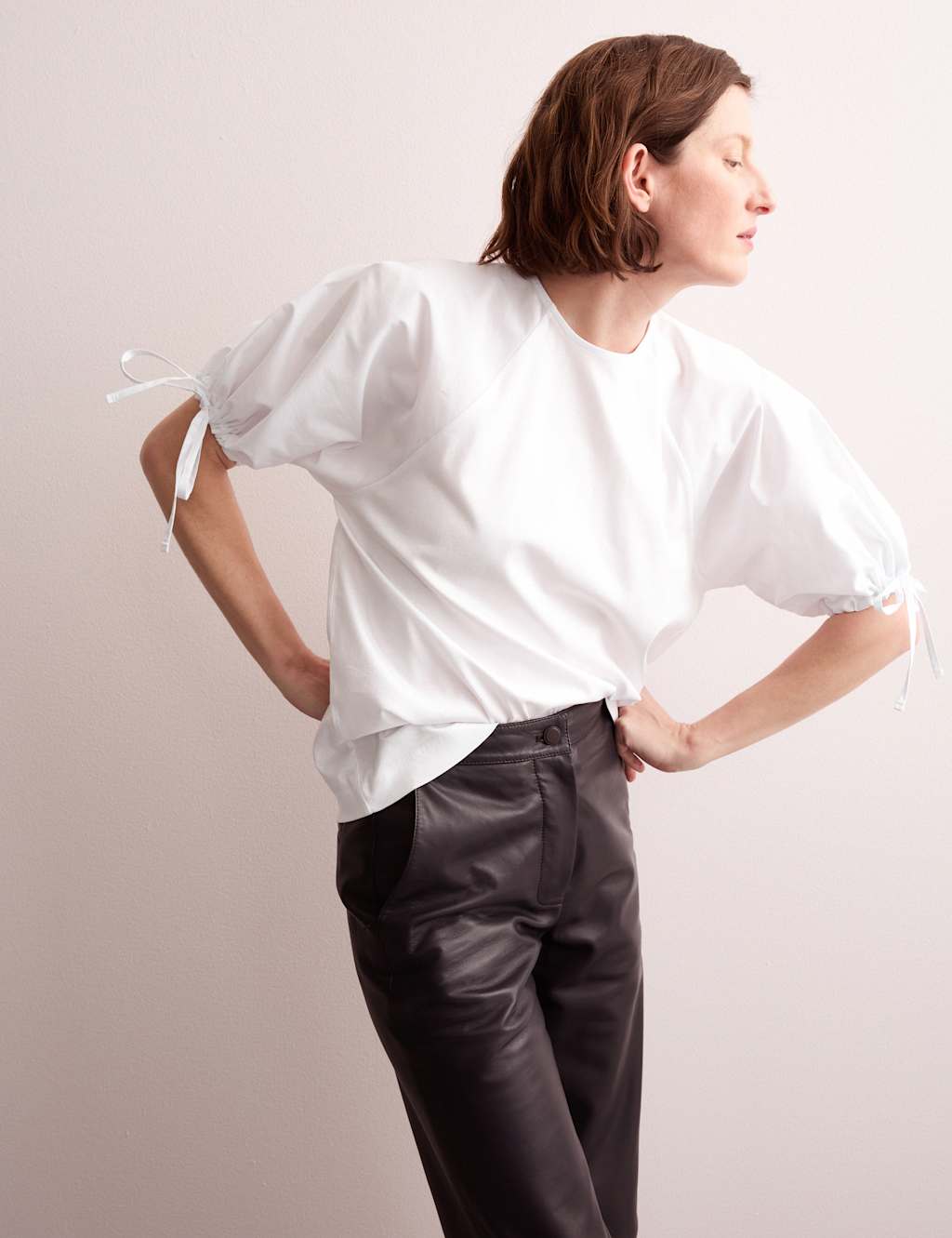 Pure Cotton Crew Neck Relaxed Top 7 of 8