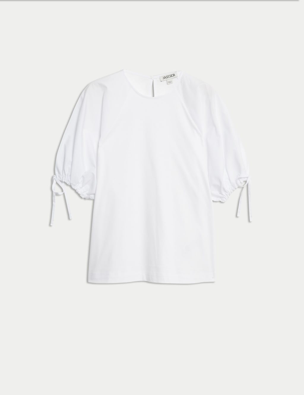 Pure Cotton Crew Neck Relaxed Top 2 of 8